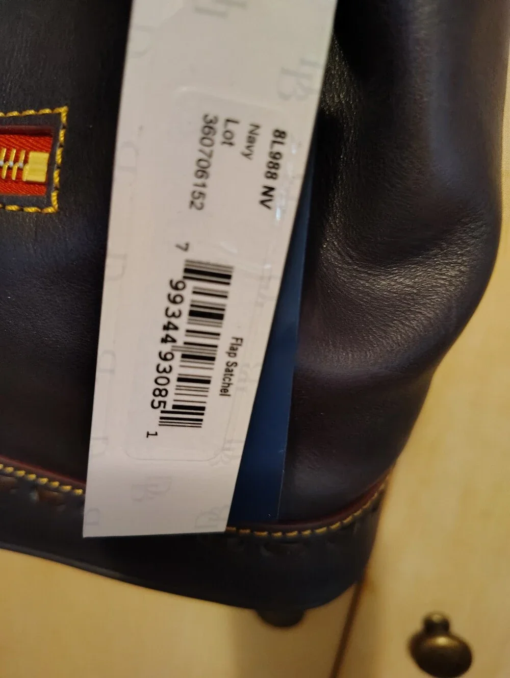 Dooney & Bourke navy leather